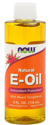E - olej přírodní vitamín E se směsí tokoferolů 118 ml NOW FOODS